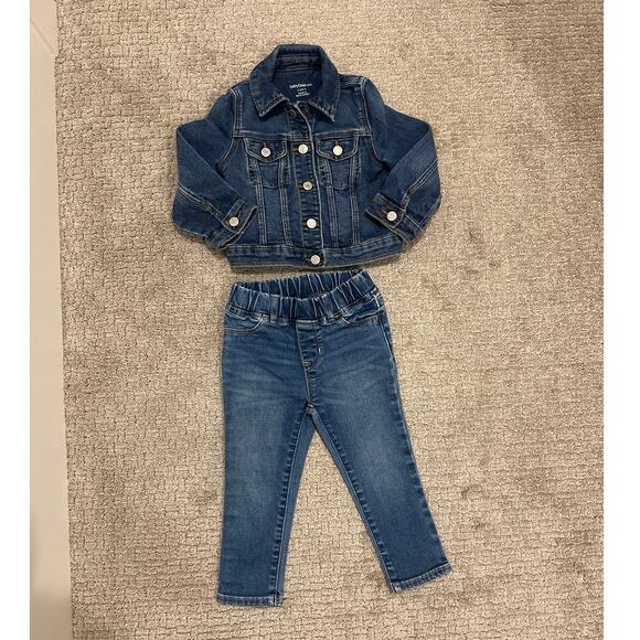 Baby Gap Fall Jean Jacket Jegging Lot 2T - Picture 1 of 7